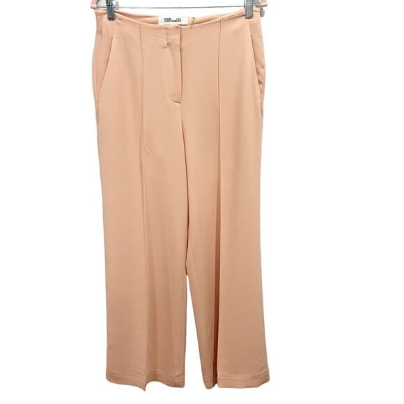Diane von Furstenburg Coral High-Rise Kiersten Wide Leg Trousers Pants Size 4 - Picture 10 of 16